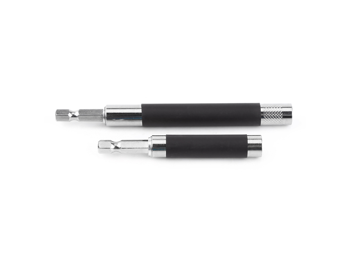 Conjunto De 2 Adaptadores Magnéticos Extensíveis Para Bits De Chave De Fenda Elétrica Com Encaixe Hexagonal De 1/4 Aquaforge