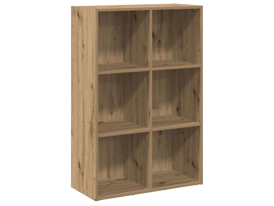 Book Cabinet, Book Cabinets Vidaxl Marrom Madeira Processada (66 X 30 X 98 Cm)
