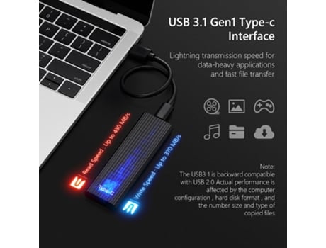 Disco Rígido Externo SSD SEMD Preto 500GB