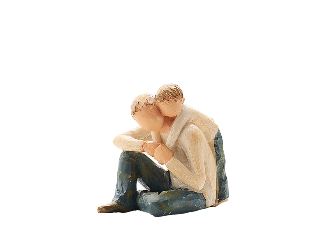 Figurina My Father Family Of Three De Laxiscreed Para Decoração Moderna De Quarto E Peça Decorativa Familiar