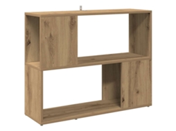 Book Cabinet, Book Cabinets Vidaxl Marrom Madeira Processada (80 X 24 X 63 Cm)