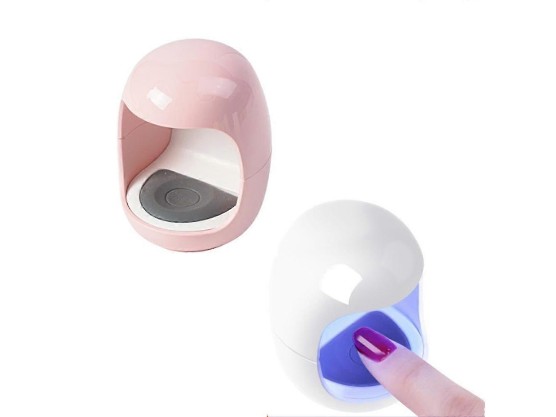 Pacote com 2 Mini Lâmpadas para Unhas, Portátil Uv Led Usb para Esmalte em Gel LY EBIKE