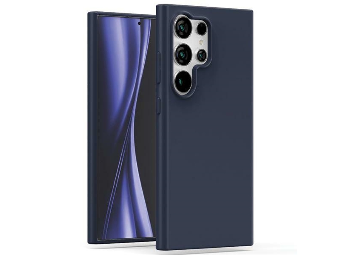 Capa Gentil Meia Noite para Samsung Galaxy S24 Ultra MERCURY Pele Sintética Preto