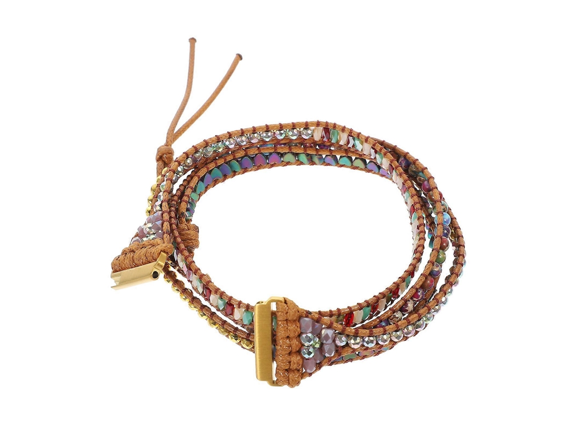 Pulseira De Relógio Decorativa De Pedra Natural Com Contas Compatível Com Fitbit Versa2 Olysi Shop