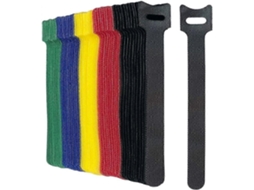 Ataduras de Cable Reutilizables Negras 100 Unidades Ajustables Desmontables para Gestión de Cables de Oficina Y Hogar 50 Unidades Multicolor