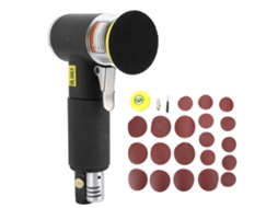 Laxiscreed Lixadeira Pneumática Compacta Excêntrica Para Acabamento Fino, Compatível Com Tamanhos De 2 A 3 Polegadas
