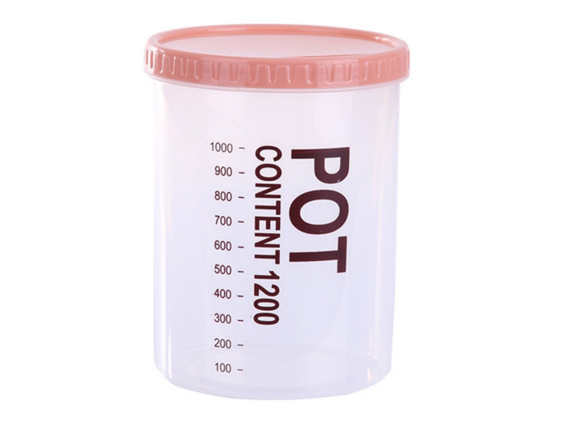 Jars de Armazenamento LAXISCREED Transparentes Airtight