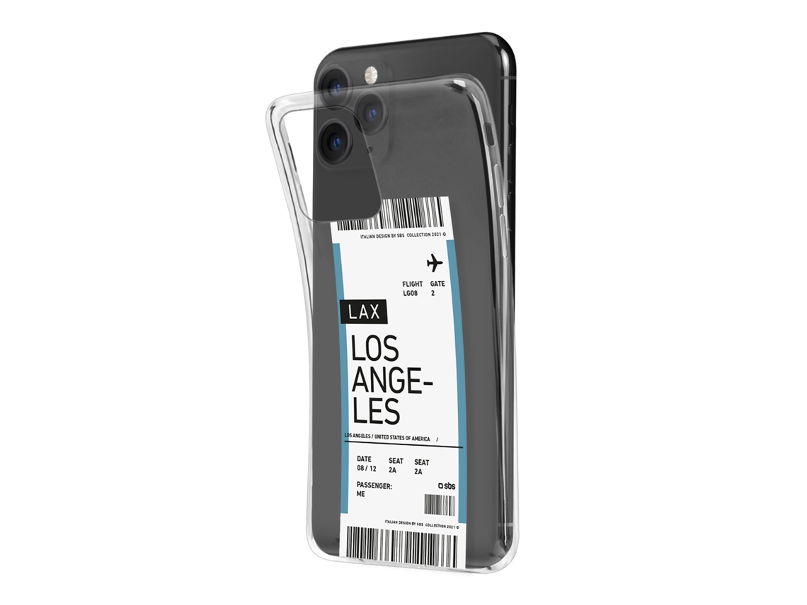 Capa iPhone 11 Pro SBS Los Angeles Transparente