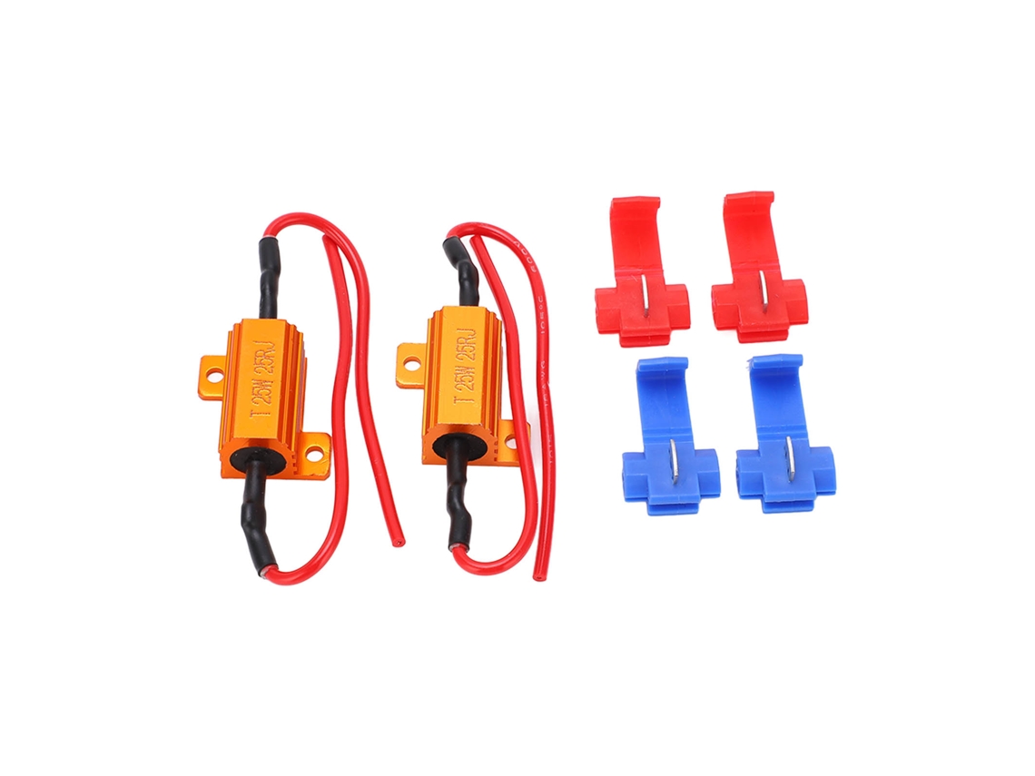 Resistor Decoder Led 2set 25w 25ω Anti Corrupção Durável