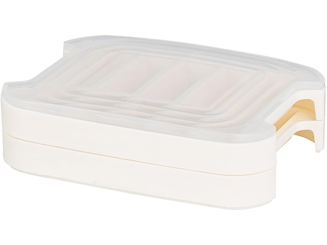 Forma De Gelo Compacta Com Tampa Segura, Design Criativo, Molde Para Sobremesas Congeladas Para Armazenamento