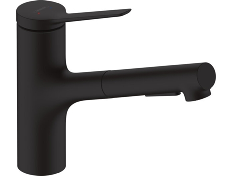 HANSGROHE Zesis M33 Misturadora Monocomando de Cozinha 150 Spray Extraível 2 Tipos de Spray 74820 Cor: Matt Preto