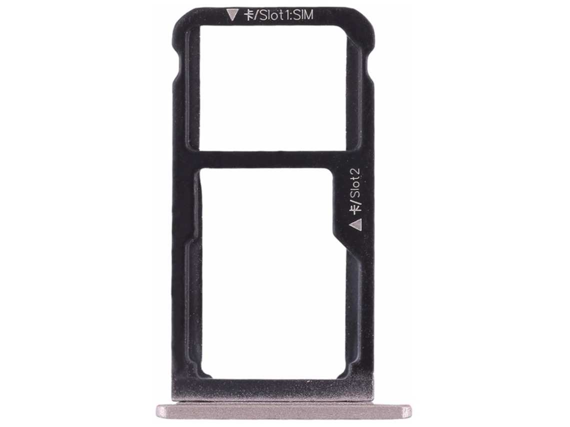 Bandeja Sim Tarjeta Micro Sd Compatible Para Huawei Nova Smart / Enjoy 6s Plata