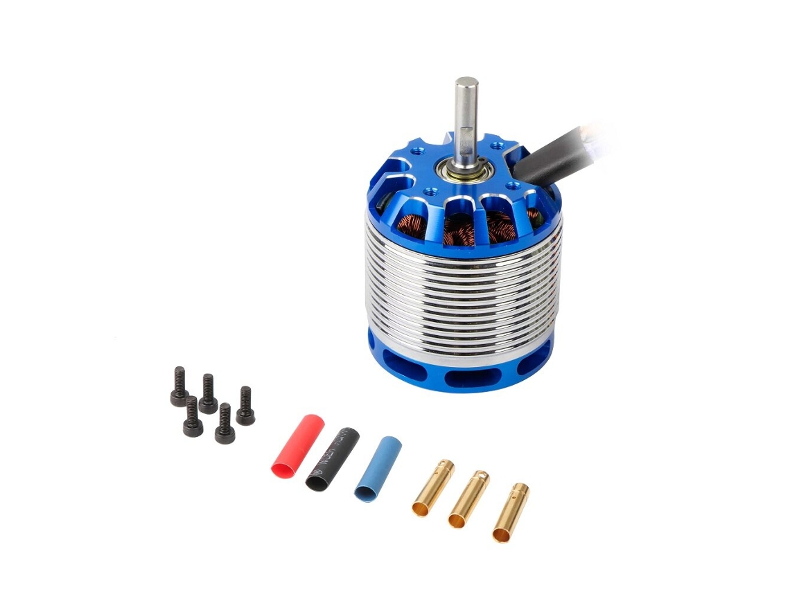 Motor para Helicóptero Flash Hobby H600 3538 550kv 60a 3000w com Conector Macho de 5mm para Helicóptero Rc Align Trex 600 MDUG