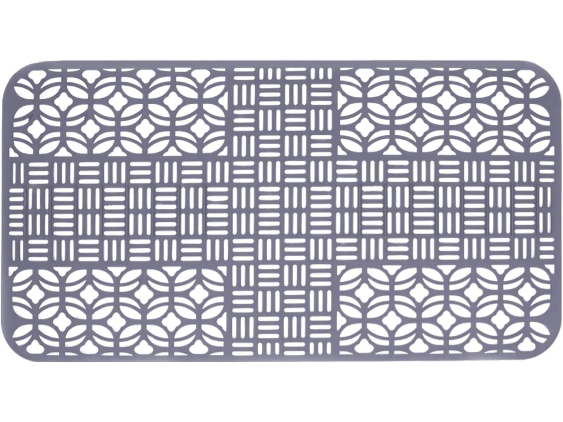 Tapete De Silicone Para Pia Cozinha, 66x 35, 5cm 26x 14pol, Antiderrapante, Resistente Ao Calor, Drenagem Rápida