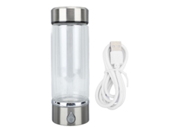 Garrafa De Água De Hidrogênio Usb Recarregável Base Antiderrapante 380ml 600 900ppb Gerador Rápido De Água Rica Em Hidrogênio Para Melhorar A Qualidad