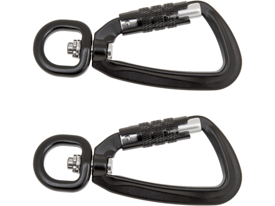 Conjunto de 2 mosquetões autotravantes para uso externo, ideais para...