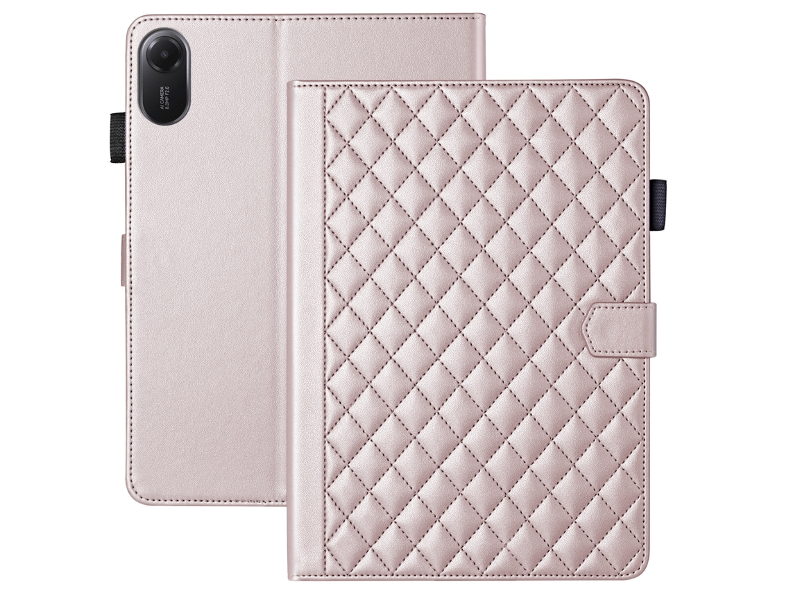 Capa Protetora Para Tablet Redmi Pad 2 De 11 Polegadas (2025), Com Suporte E Proteção Contra Quedas.ouro Rosa - Redmi Pad 2 De 11 Polegadas (2025)