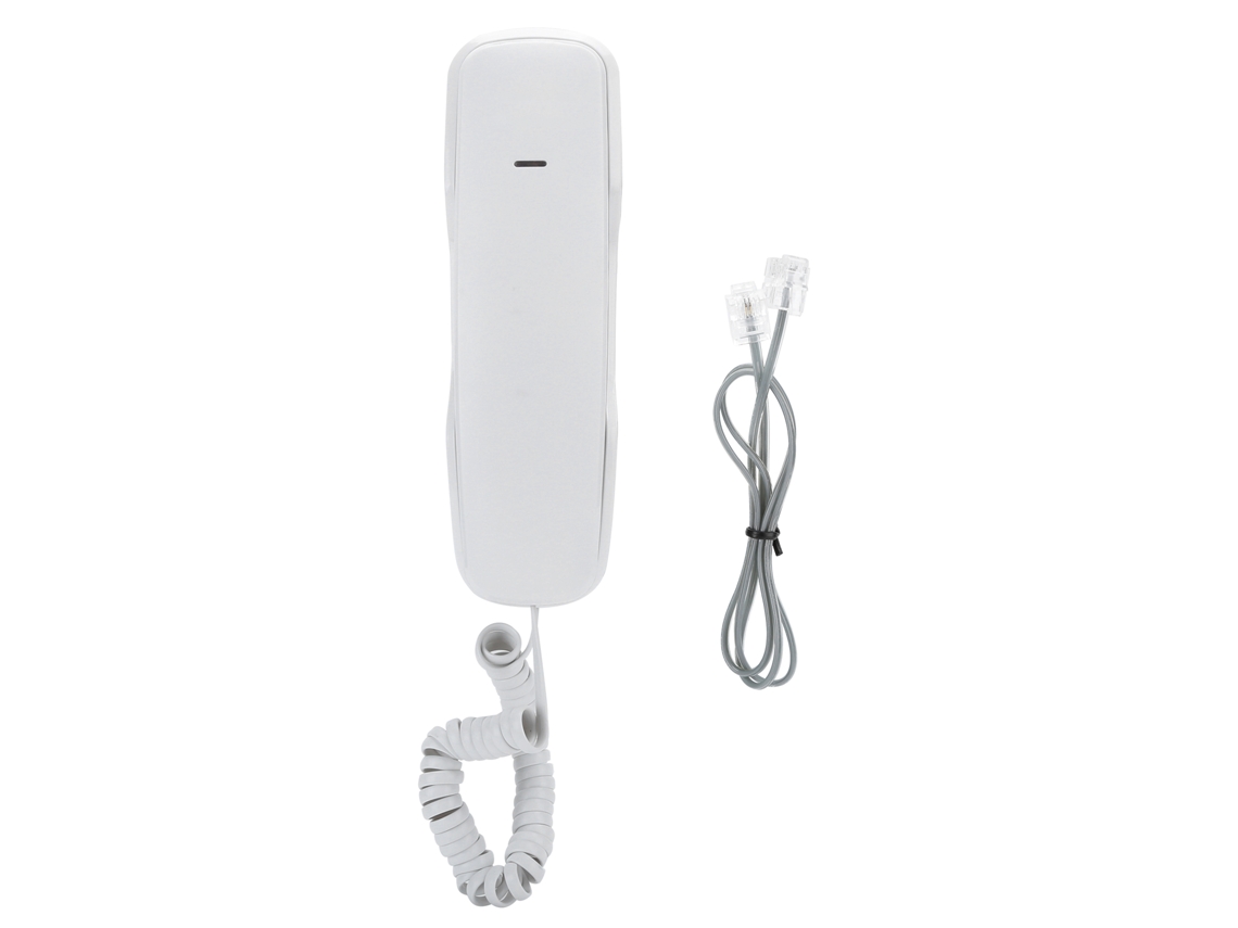 Telefone De Mesa Branco (extensão De Parede, Sem Interrupções)