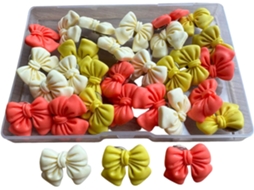 Conjunto De 50 Tachinhas Coloridas Com Tema Laço, Design Divertido Para Decoração De Murais, Escolas E Residências
