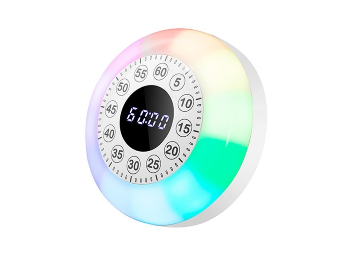 Temporizador Visual Com Contagem Regressiva, Intervalo 60 Minutos, Luz De Apoio Ou Brilho Ajustável