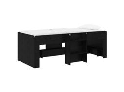 Cama Alta para Crianças 2 Pcs Carvalho Preto MAISON EXCLUSIVE