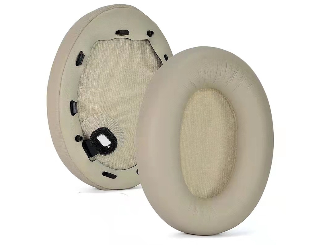 Acessórios Para Fones De Ouvido Compatíveis Com Sony Wh 2000xm4 Ponteiras Auriculares Douradas Champanhe Com Acolchoamento Yunzii (2 Unidades)
