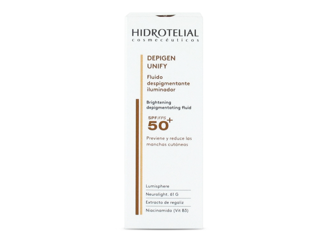 Sérum de Rosto HIDRATIA Depigen Unify Fluído Despigmentante Spf50+ (50 ml)