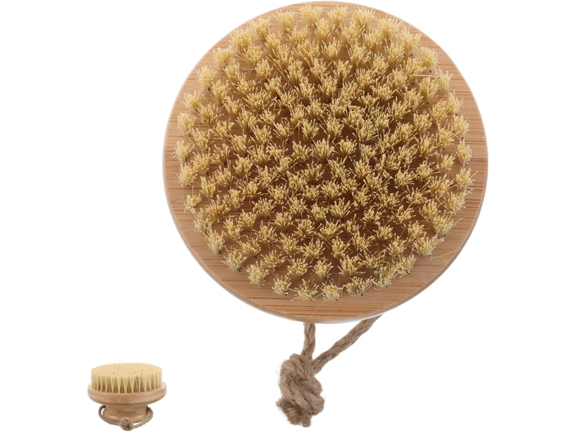 Lurelia Escova Corporal De Sisal Para Costas E Corpo, Fibra De Sisal, Pega Ergonómica E Escovagem A Seco