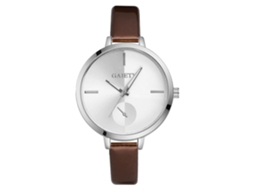 Reloj De Mujer Gaiety De Cuarzo Analógico Con Correa De Pu Elegante Luxury (marrón)