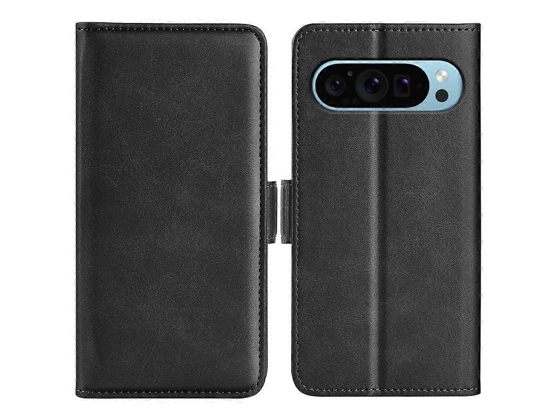 Capa De Celular De Couro Com Fecho Magnético De Dois Lados E Flip Horizontal
