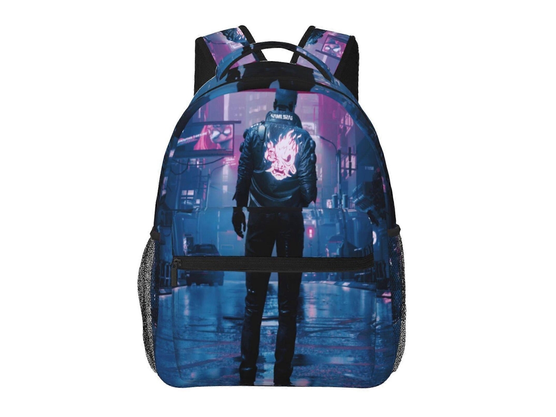 Mochila De Estudante D25 Cyberpunk Heroes, Durável E Leve, Com Alça De Ombro Impermeável E Respirável. Olysi Shop