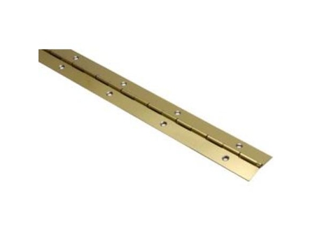 Bisagra piano tira 3.5m  latonada 32x0,7 3,5 mt