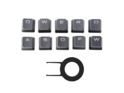 10 Peças De Teclas Retroiluminadas Para Teclado Mecânico Corsair K70 Rgbk70 K95 K90 K63 K65, Substituição De Teclas Antiderrapantes Aquaforge