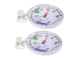Lurelia Termo-higrómetro Com Sensor, 2 Unidades, Para Frigorífico E Congelador, Alta Precisão, Medição De Humidade, Material Plástico
