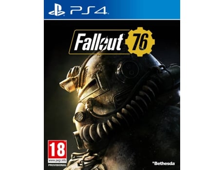 Jogo PS4 Fallout 76 — RPG | Idade mínima recomendada: 18