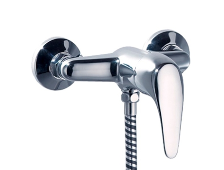 Misturador Monocomando De Chuveiro Garyinox® Titan Em Latão Cromado Misturador Monocomando De Chuveiro Garyinox®, Modelo Titan Design Elegante E