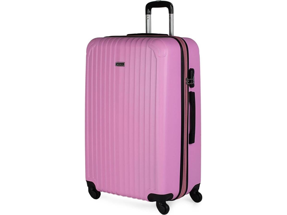 Mala de Viagem ITACA Abs Rígida Rosa (76x49x30+5 cm - 100 L)