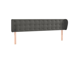 Headboard, Headboards Vidaxl Cinzeto Veludo (163 X 23 X 78/88 Cm)