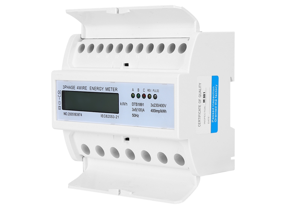Laxiscreed Medidor De Energia Trifásico Com Display 7p Para Montagem Em Dutos