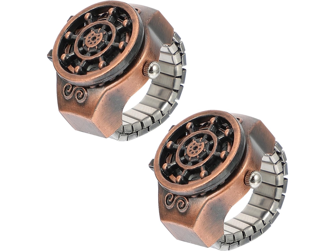 Relógio feminino vintage GOKOCO, conjunto de 2 peças