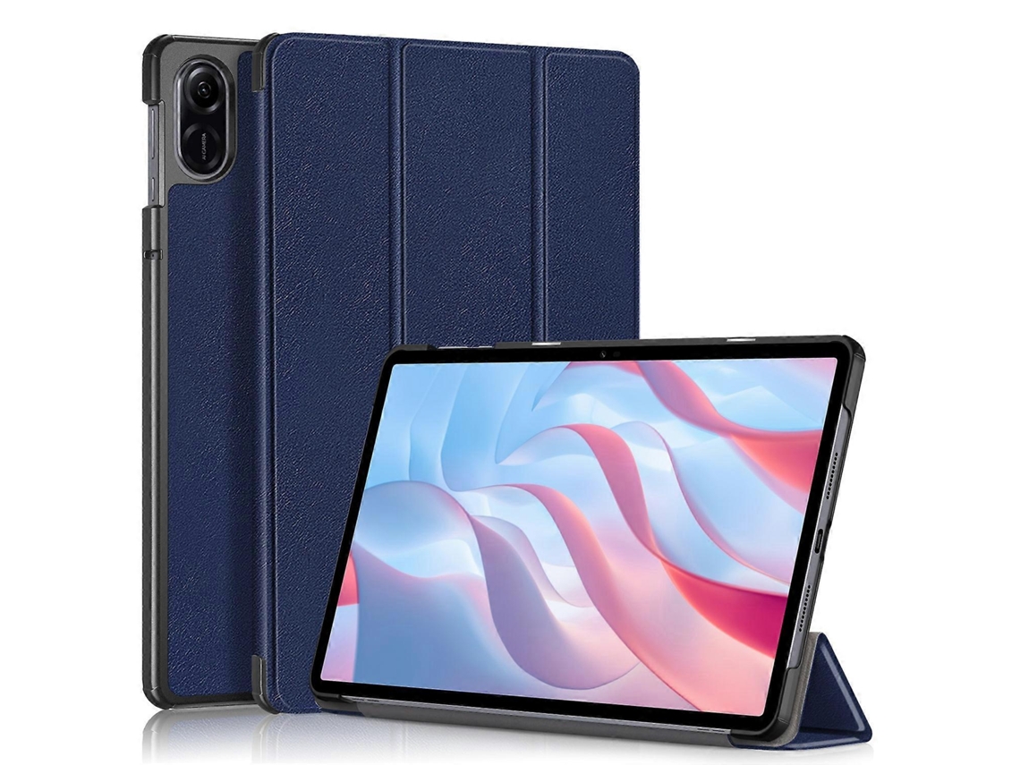 Capa De Couro Para Tablet For Honor Pad X9 / X8 Pro 11.5 Custer Pure Color Com Suporte Triplo
