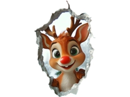 Adesivo De Parede 3d Removível Para Decoração De Natal.