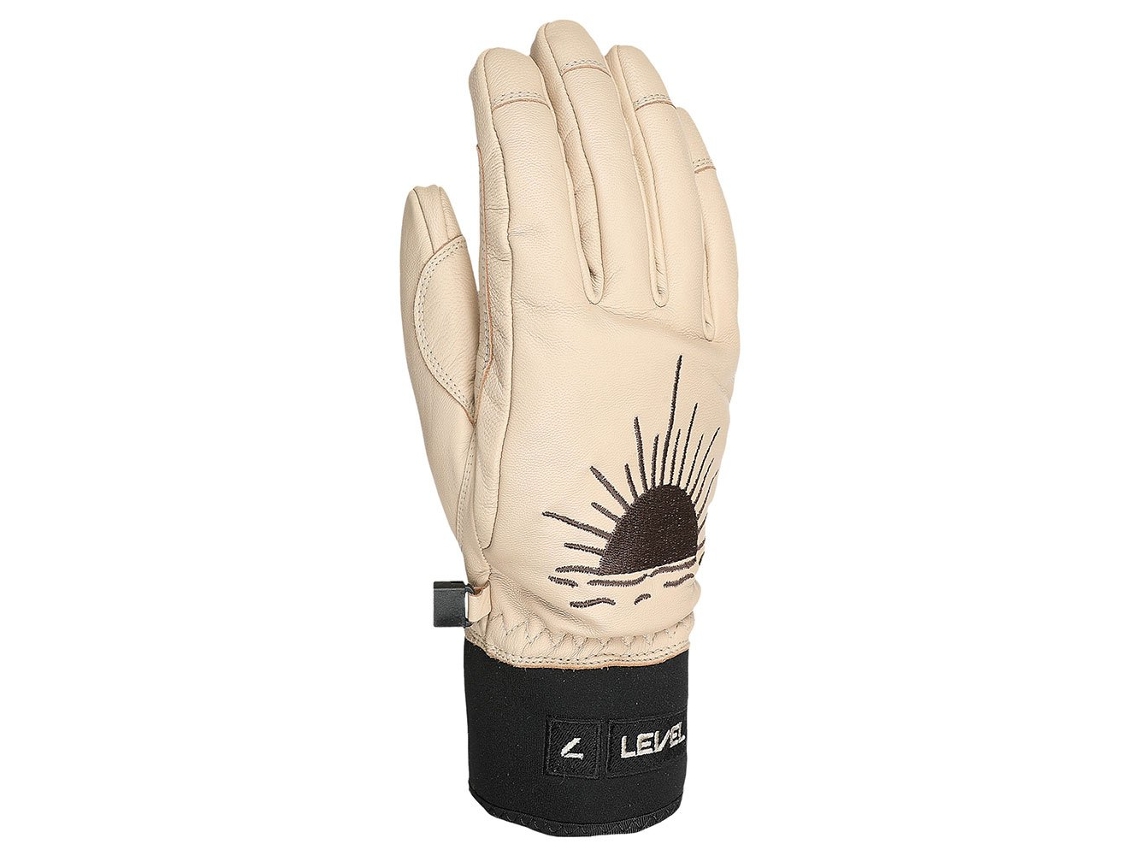 LEVEL Luvas Joy Beige M Mulher