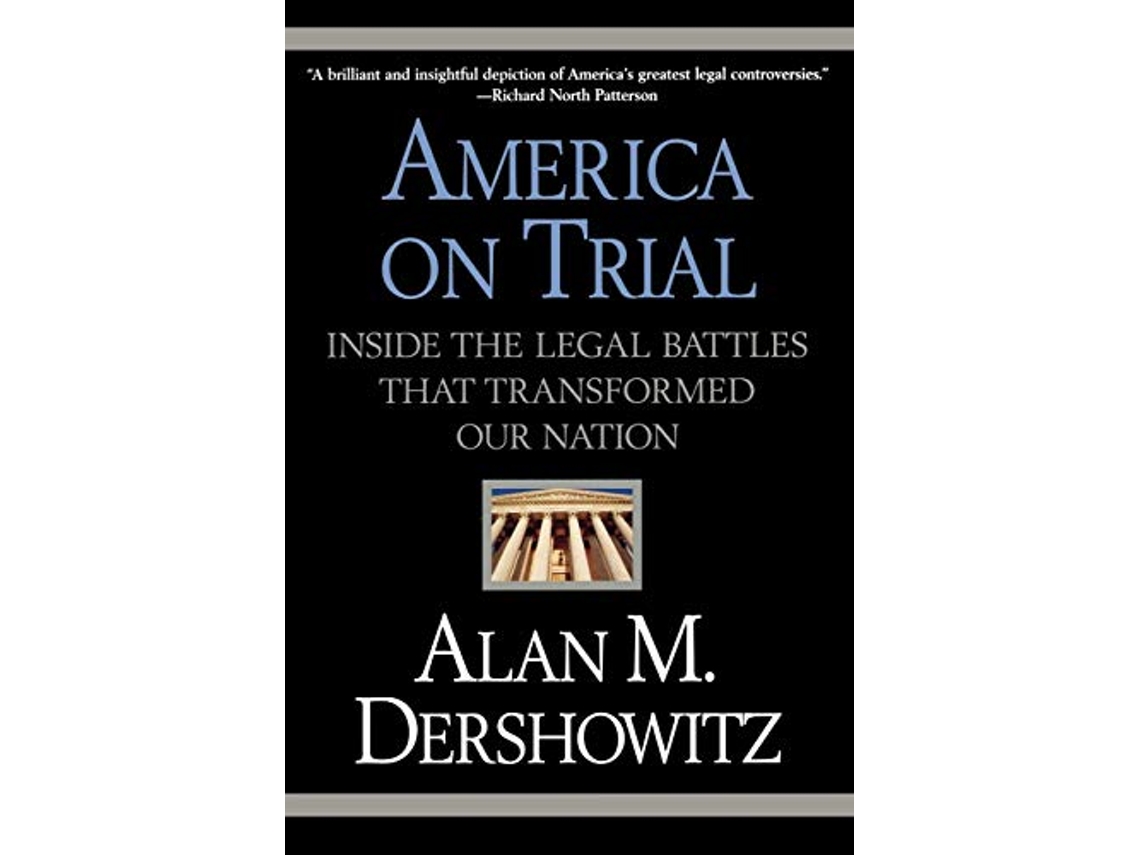 Livro America On Trial de Alan M Dershowitz (Inglês)