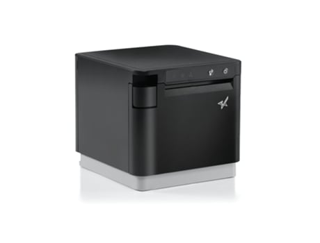 Star Micronics Mc-Print3 Thermal 3In Cutter Ethernet Lan Usb Cloudprnt Black Eu & Uk Ps60C Power Supply Included com Fios e Sem Fios Acionamento Térmico Direto Impressora Pos