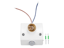 Base de Lâmpada E27 com Sensor de Movimento PIR S/MARCA