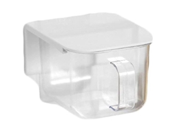 Conjunto de Recipientes de Parede Rebe para Cozinha com Colher, Utensílios e Potes para Temperos, Branco