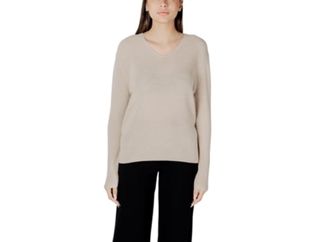 Camisola De Mulher Street One Knitwear Ltd Qr V Algodão Dourado (38)