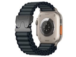Bracelete Apple Watch Nylon Canelado Largo Off Road XIAOMOYU