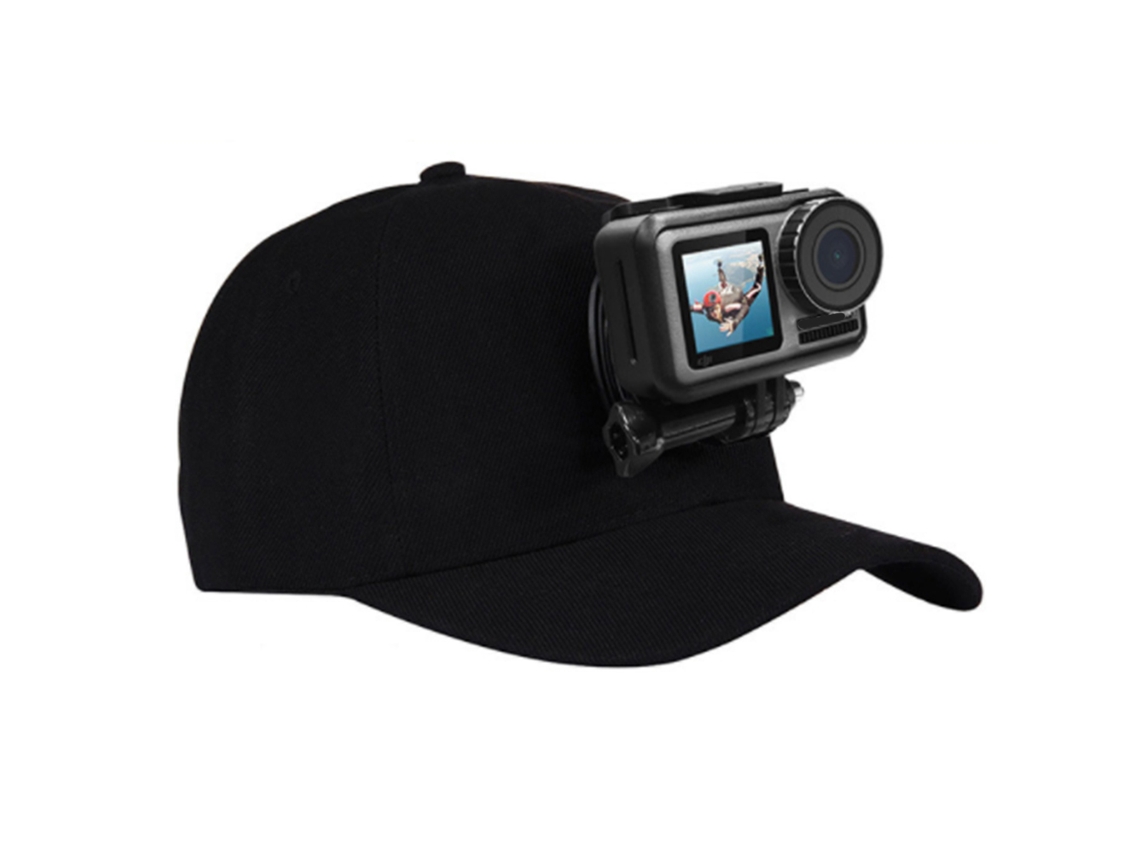 Rebe-gorra De Fotografia Para Osmo Action Com Acessório De Fixação Com Fecho Para Câmera Esportiva